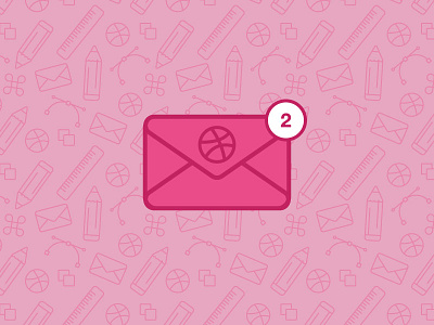 Dribbble Invites draft dribbble icons illustration invites patterns