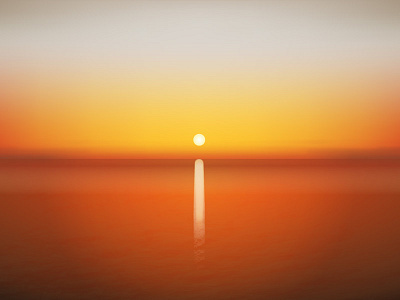 Sunset adobe illustrator sunset