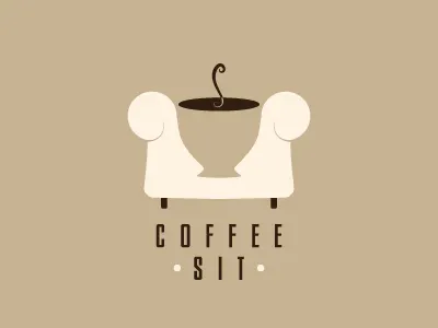 Coffee Sit branding cafe coffee logo shop sit