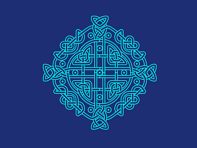 Eternal Knot celtic celtic knot celtic weave design illustration irish knot logo modern viking weave