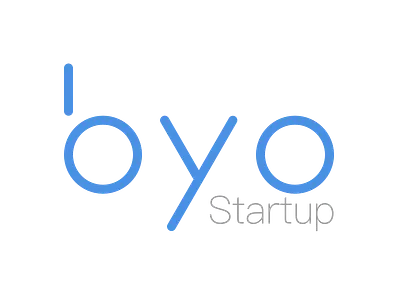 Logo for byo - Build Your Own Startup logo