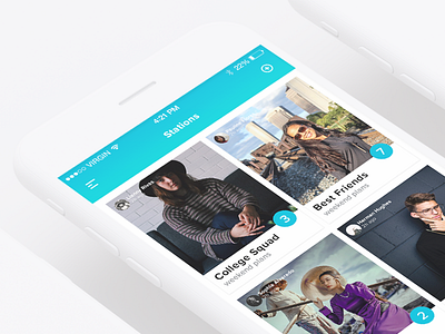 Station — Project Showcase app design interface ios mobile station ui ux
