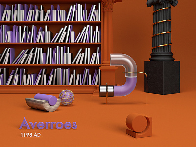 • Averroes • from "Candles in the dark" 3d alphabet arabic art c4d cg cinema4d digitalart houdini letters redshift render