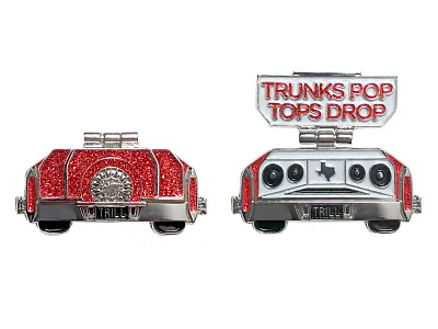 Candy Coated Slab Pins enamel pin hip hop pin slab south texas trunk