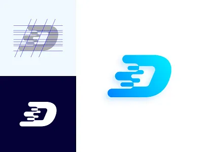 Parcel Delivery App - Logo Concept brand identity branding corporate identity delivery logo illustration logo minimalistic logo parcel delivery logo simple type