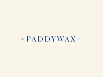 Paddywax branding design identity logo