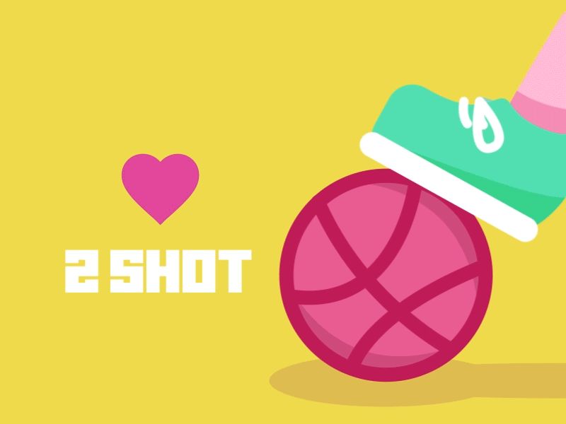 Keep shooting! - Day 3 animation colour daily design gif illustration logo loop minimal motion ui vector