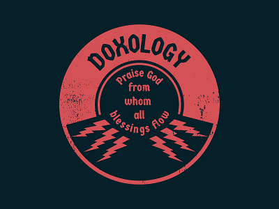 Doxology badge doxology god logo praise