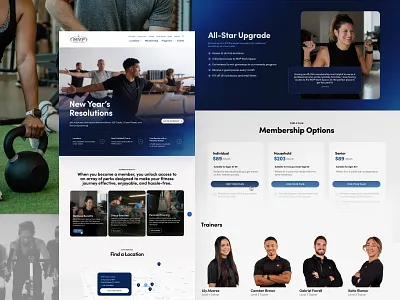 Website design concepting for MVP Sports Club color design exercise fitness grand rapids graphic design gym health health and wellness home page location membership pricing staff ui upsell ux web design website workout