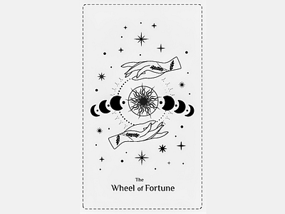 The Wheel Of Fortune 2d artartwork cards illustration tarot tarotcard