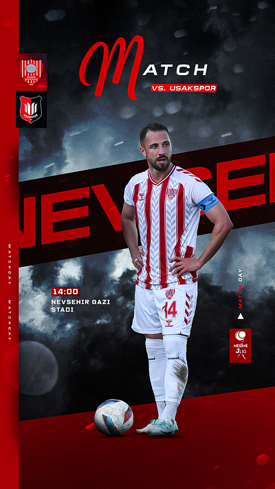 Matchday Design - Sports Design - Gameday graphic design