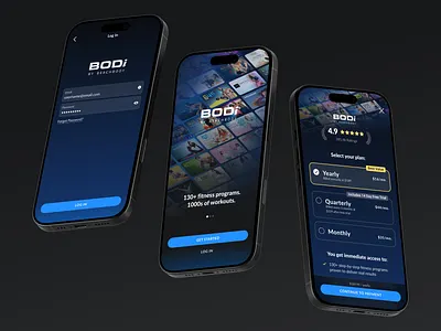 BODi - Onboarding android app ios onboarding redesign subscription ui ux web design