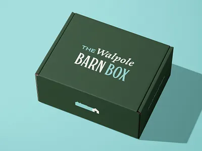 Walpole Barn Gift Box box colorful design gift hospitality package packaging tourism typographic typography unique