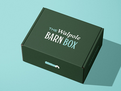 Walpole Barn Gift Box box colorful design gift hospitality package packaging tourism typographic typography unique