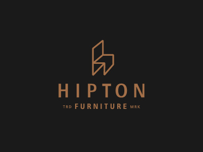 HIPTON FURNITURE LOGO brand brand identity branding debut design icon illustration logo designer logos typography vector web