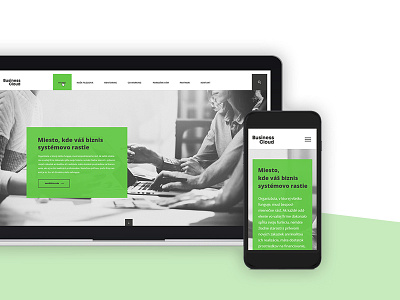 Bussines Cloud web brand business cloud darencurtis design logo simple strong style typography web