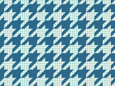 Pied De Poule VI art colour dots houndstooth pattern sketch