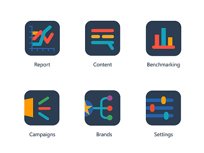 Icons for Enterprise Application app design experience exploration icons mobile new style ui ux visual