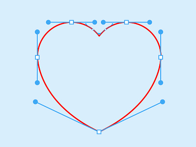 I Love Vector adobe ai bezier concept heart homage love simple vector