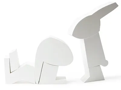 BLUNDLUND.CO.,LTD WOODBLOCK BUNNY - LIV blundlund blundlund.co.