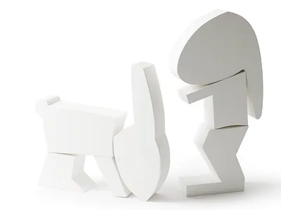 BLUNDLUND.CO.,LTD WOODBLOCK BUNNY - LIV blundlund blundlund.co.