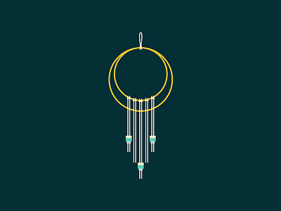Geometric 30daychallenge decor drawing dream dreamcatcher geometric icon illustration practice witchy