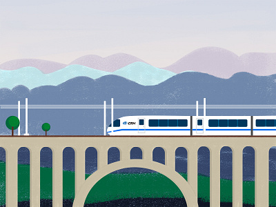 High iron in the running illustration