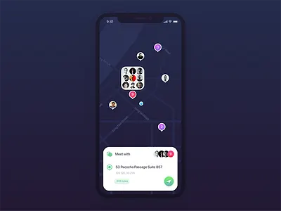 Map app iphone map ui