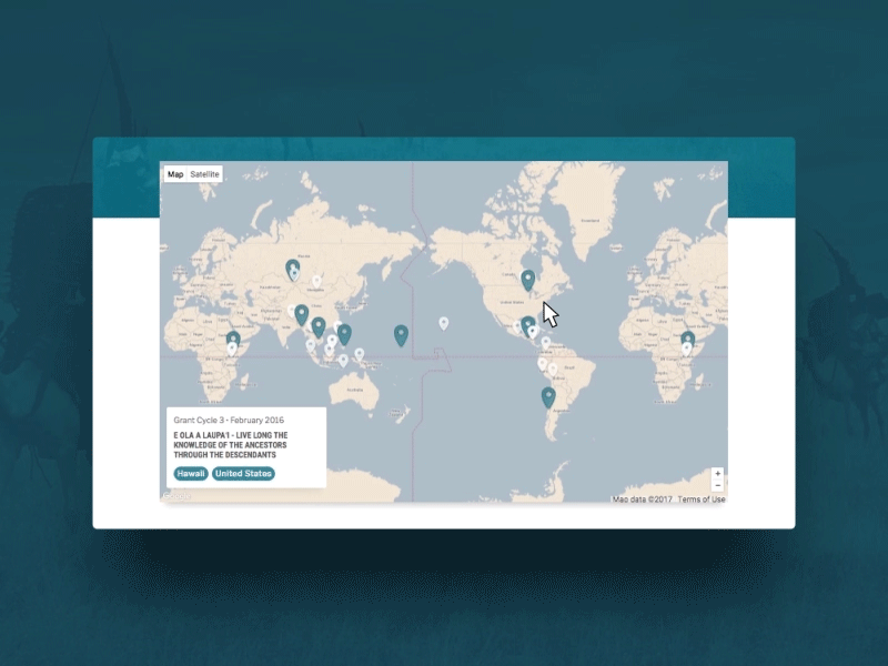 Microinteraction series #2 of 2 – Map interaction interface map ui user
