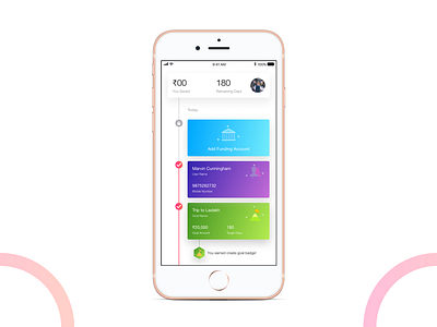 Fintech app Home page concept design fintech ios mobile app ui ux