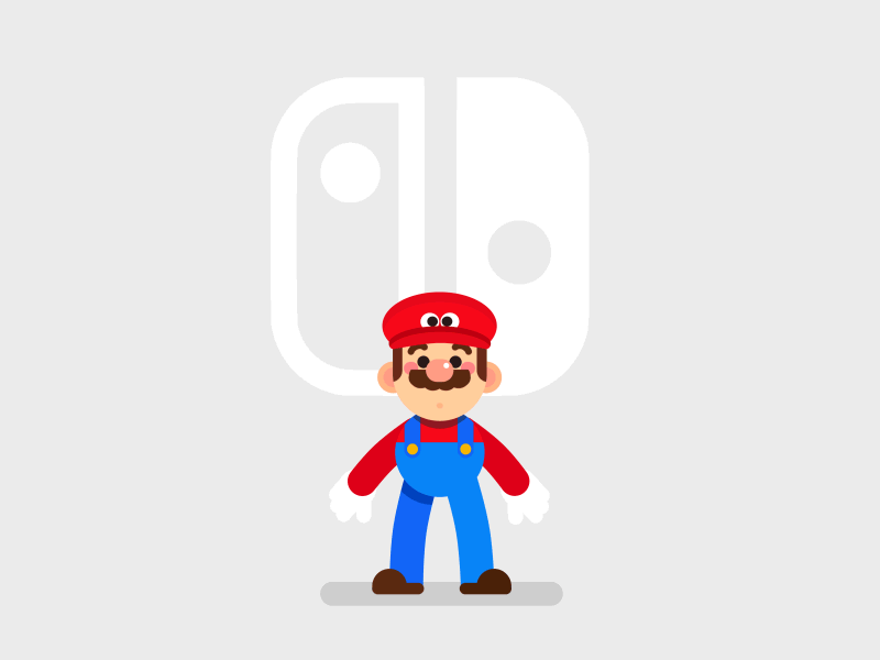 Super Mario Odyssey animation character cute graphic design illustration moncho masse motion design nintendo odyssey super mario switch vector