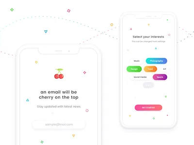 News App Concept app application clean email flat interface iphonex layout minimal news ui ux
