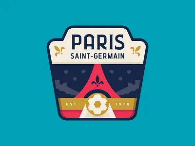 PSG badge crest eiffel france icon logo paris soccer sports