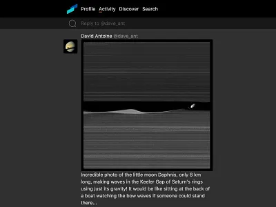 Sublevel in Space Gray dark monochrome social network space gray sublevel theme