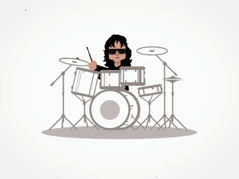 Tommy drums punk ramones rigging rock rubberhose tommy ramone