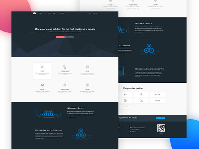 Landing Page design ui ux web