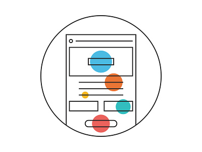 Click Rate Analysis Icon analysis click colors email heat icon iconography map minimal rate vector