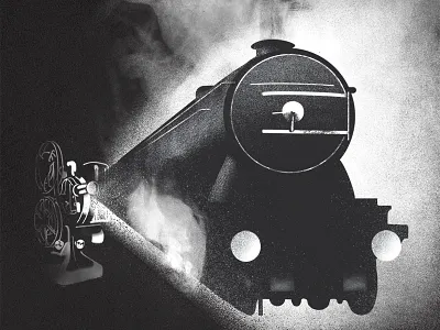 Steam to Screen art deco book cinema cover film history modernity movies publishing steam trains