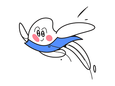 Monday, 11 December abstract art clean color cute heat illustration kawaii kikillo wavy