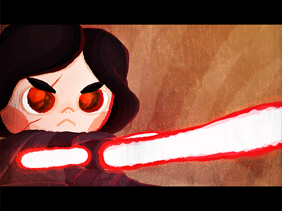 KYLO REN: STAR WARS The Last Jedi - Kawaii Tribute chewbacca cute disney fanart jedi kylo lucas porg rey sith star wars