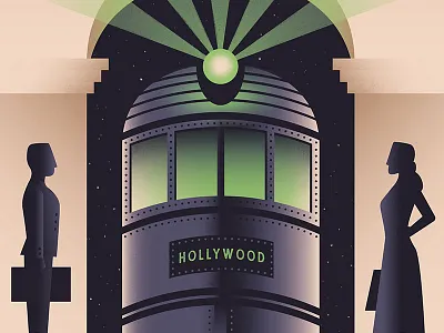 Terror Tracks 1930s horror illustration poster rollercoaster theme park train twilight zone wpa