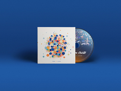 Uno en Cristo - Album Cover album cover brush casual cd lettering music script