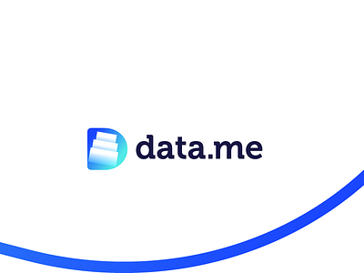 Data.me advertising brand branding colorful design identity logo mark marketing modern user