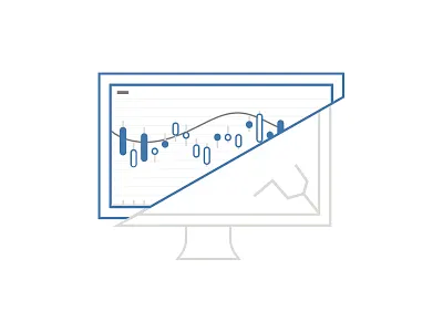 oops 404 broke computer graph illustration not found stock trader trading