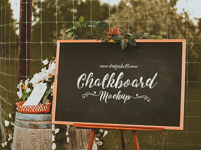 Free Chalkboard Mockup PSD For Lettering & Typography chalkboard chalkboard mockup free mockup mockup mockup psd psd psd mockup
