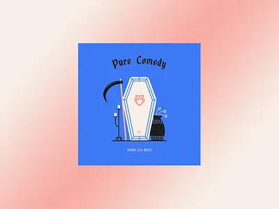 No. 7 - Pure Comedy ~ Father John Misty 10x17 album candle casket comedy father john misty flowers mask scythe