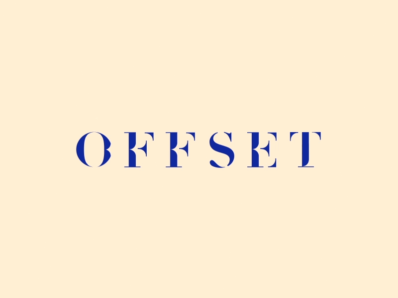 Logo Animation : Offset animation logo