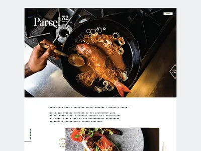 Parcel 32 Web Design branding restaurant ux website design website development