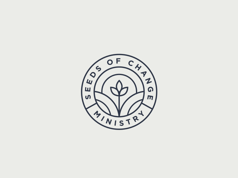 Seeds of Change Brand brand icon logo nonprofit seal typography