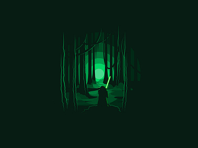 Yoda adobe art design illustration illustrator inspiration photoshop star wars yoda